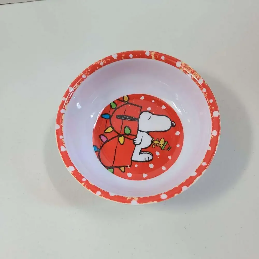 Peanuts Snoopy Bowl Woodstock Cereal Bowl Christmas